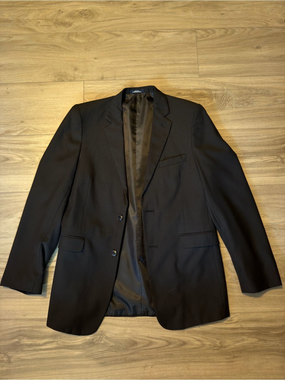 Chaps Black Boys' Blazer - Classic Two-Button Jacket